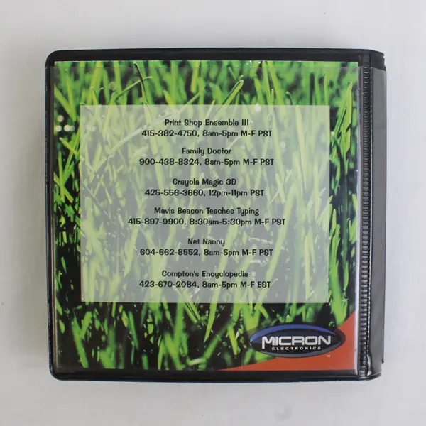 Vtg Micron Electronics Home Production Pak Windows Software (10 Discs + Case)