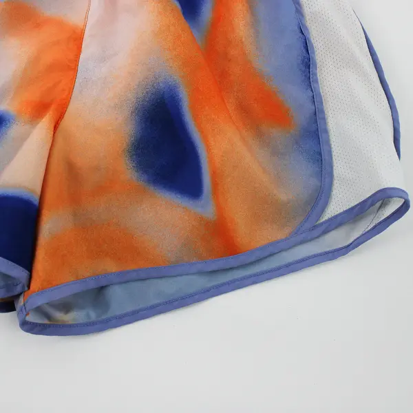 Athletic Works Orange Blue and White Swim Shorts Women's XL 14-16