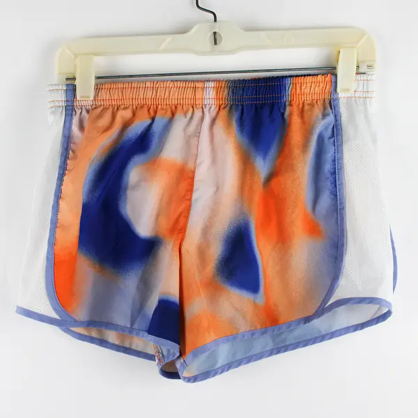 Athletic Works Orange Blue and White Swim Shorts Women's XL 14-16