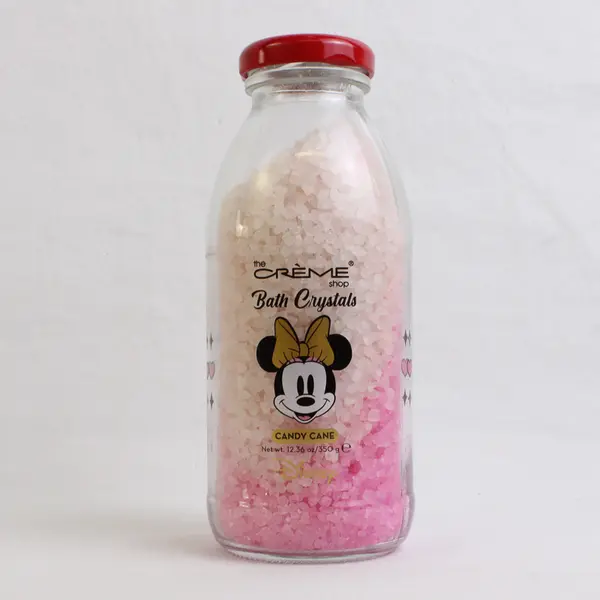 The Creme Shop X Disney Minnie Magic Melt! Bath Crystals Candy Cane Scent