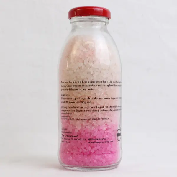 The Creme Shop X Disney Minnie Magic Melt! Bath Crystals Candy Cane Scent