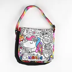 Girls' Cute Rainbow Unicorn Design Shoulder Bag
