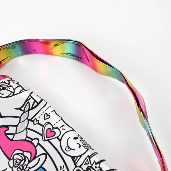Girls' Cute Rainbow Unicorn Design Shoulder Bag