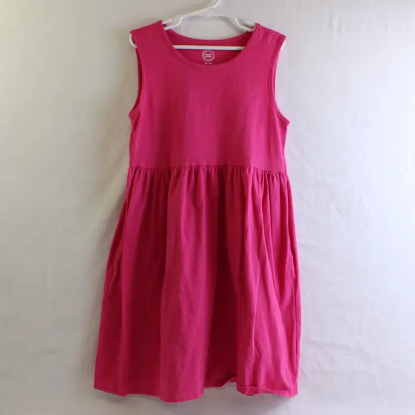 Wonder Nation Pink Sleeveless Dress Girls' Medium 7-8