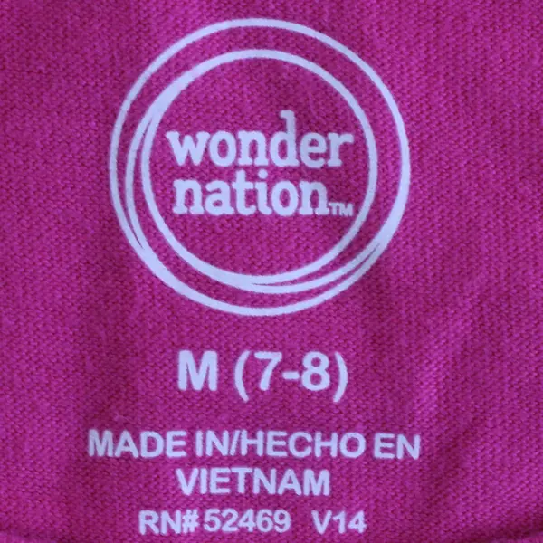 Wonder Nation Pink Sleeveless Dress Girls' Medium 7-8