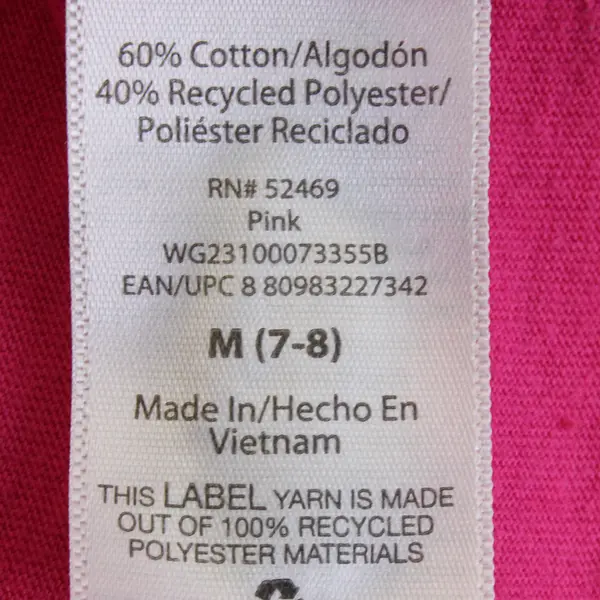 Wonder Nation Pink Sleeveless Dress Girls' Medium 7-8