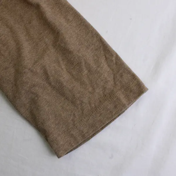 White Stag Brown 3/4-Sleeve V-Neck Cotton T-Shirt Women's XL 16/18