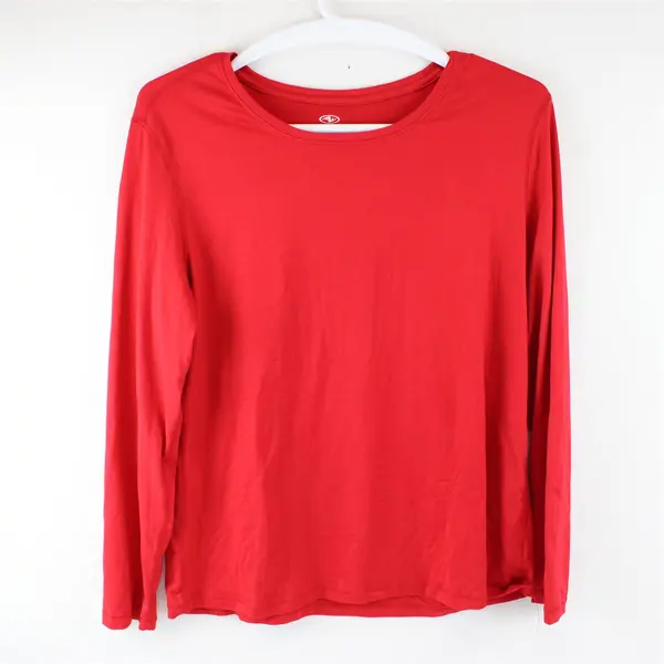 Lot of 2 Athletic Works Long-Sleeved Activewear T-Shirts Women's XL 16-18