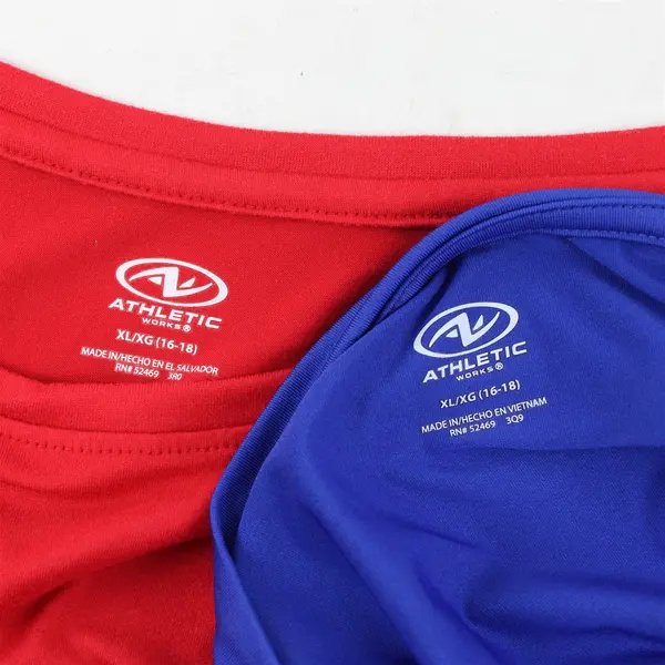 Lot of 2 Athletic Works Long-Sleeved Activewear T-Shirts Women's XL 16-18
