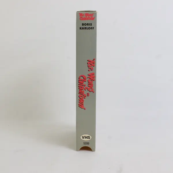 VHS Vintage Black & White 1939 Film Mr. Wong in Chinatown Boris Karloff 