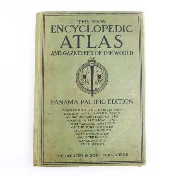  The New Encyclopedic Atlas And Gazetteer Of The World P.F Collier & Son 1914