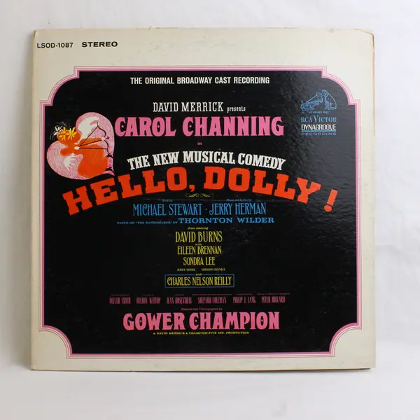 Carol Channing Hello Dolly Vinyl Record 12" Vinyl Record