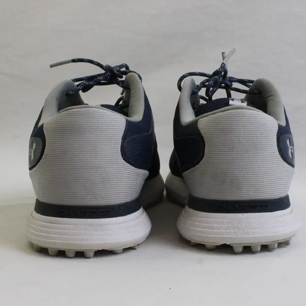 Under Armour Navy Blue Floral Charged Breathe Spikeless Golf Shoes Womens Size 9