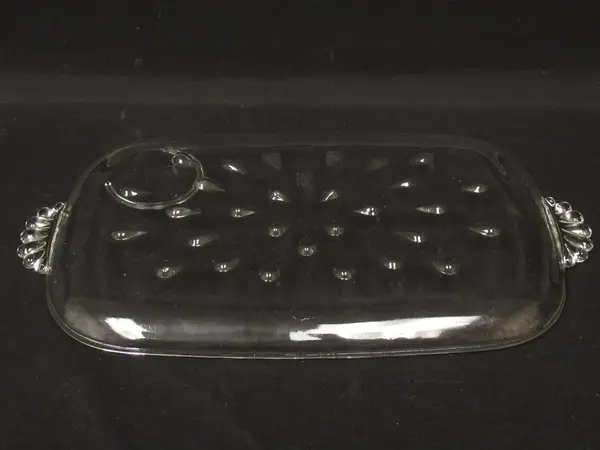 Set of 6 Hazel Atlas Teardrop Snack Sets Tray And Cup 