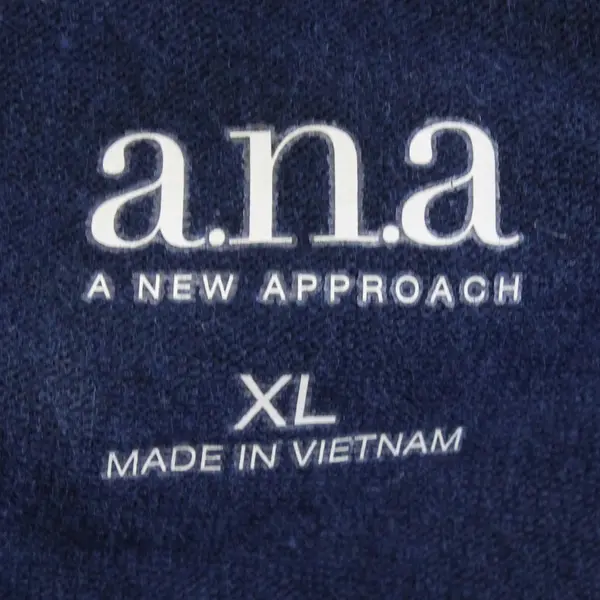 NWT A New Approach Navy Blue Boat Neck Long-Sleeved T-Shirt Women's XL