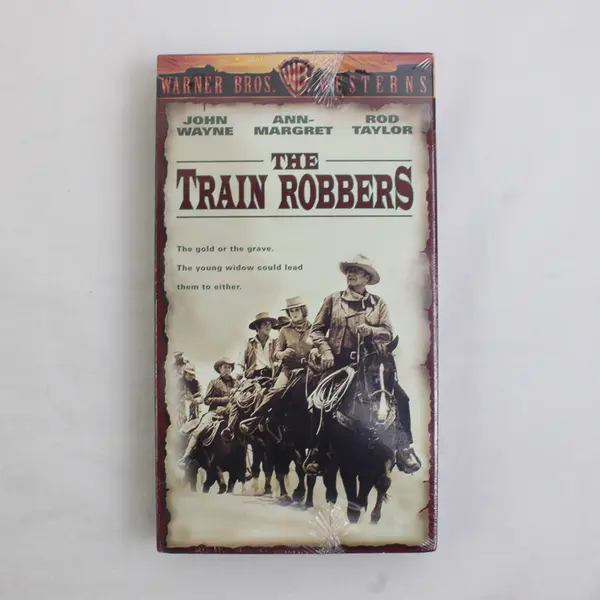 Vintage 1973 VHS The Train Robbers Starring John Wayne Ann-Margret Sealed New