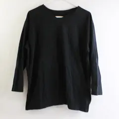 Garland Black 3/4-Sleeve V-Neck T-Shirt Women's XL