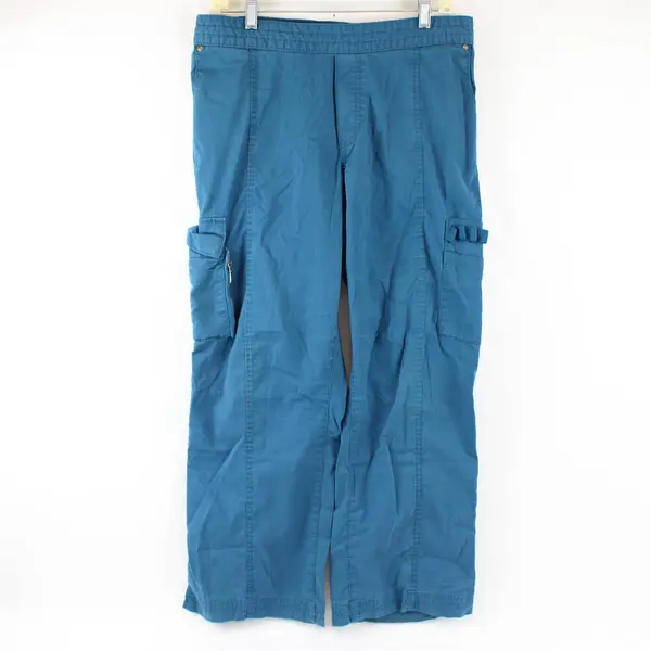 Beyond Scrubs Teal Blue Cargo Pants Women's PL