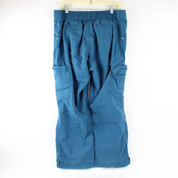Beyond Scrubs Teal Blue Cargo Pants Women's PL