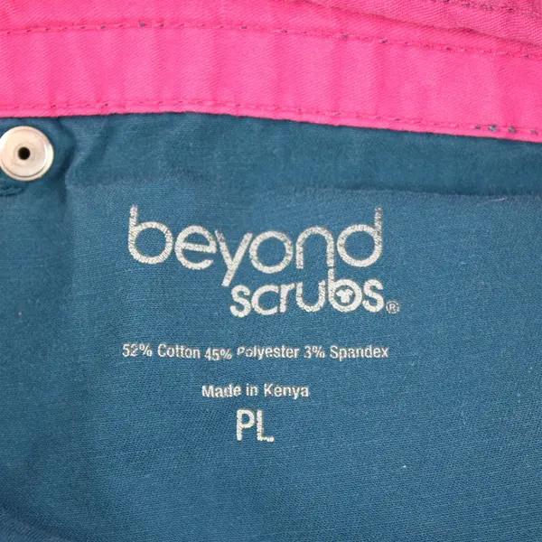 Beyond Scrubs Teal Blue Cargo Pants Women's PL
