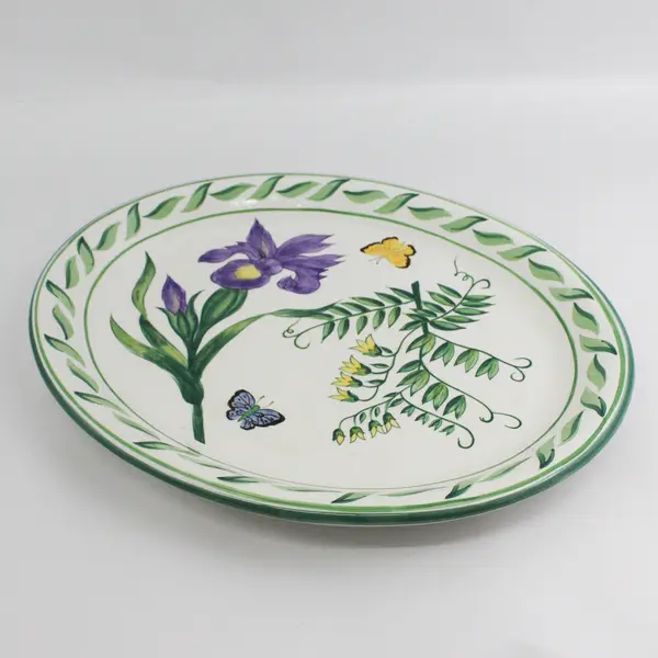 Mikasa Garden Gallery Hand-Painted 18 Inch Ceramic Platter