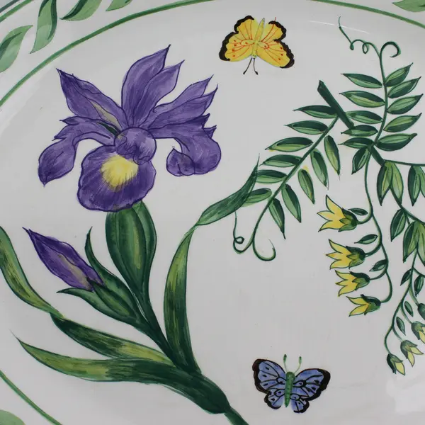 Mikasa Garden Gallery Hand-Painted 18 Inch Ceramic Platter