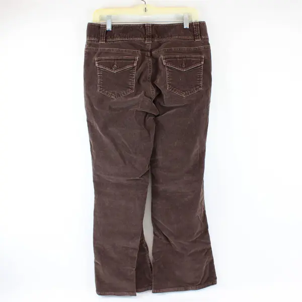 Women's Dockers Dark Brown Corduroy Pants Size 8S