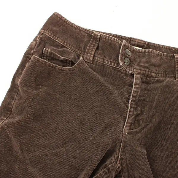 Women's Dockers Dark Brown Corduroy Pants Size 8S