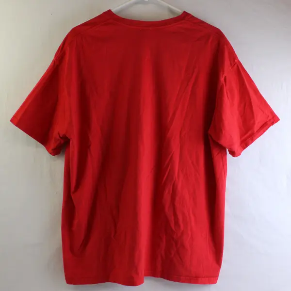 Just A Girl Who Loves Christmas Red Short-Sleeved T-Shirt Women's XL