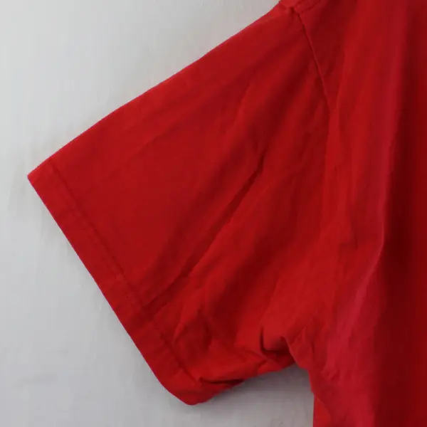 Just A Girl Who Loves Christmas Red Short-Sleeved T-Shirt Women's XL