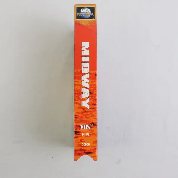 Vintage 1976 VHS Midway Starring Charlton Heston Henry Fonda Good Condition