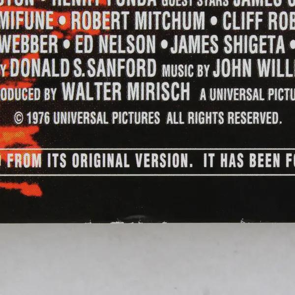 Vintage 1976 VHS Midway Starring Charlton Heston Henry Fonda Good Condition