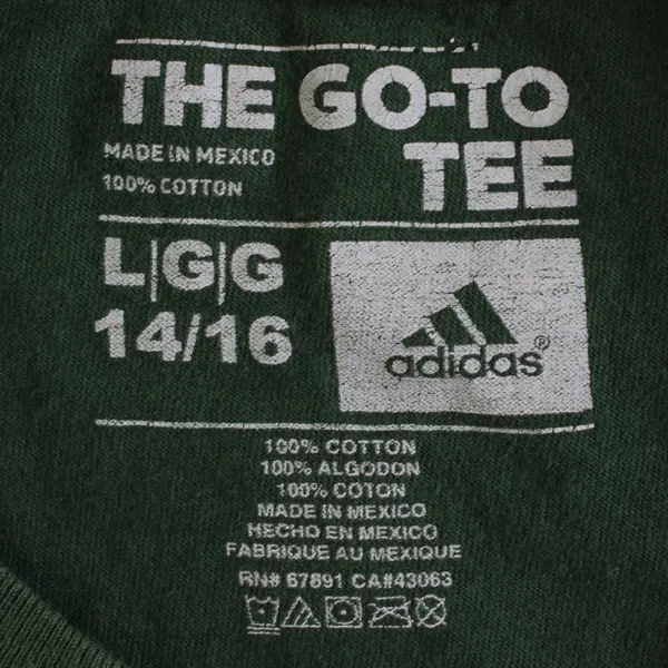 Adidas Portland Timbers Green Crew Neck T-Shirt Women's Large 14/16