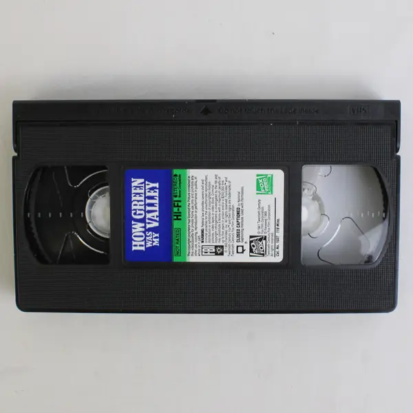 Vintage VHS How Green Was My Valley 1941 Walter Pidgeon Maureen O'Hara Good B&W