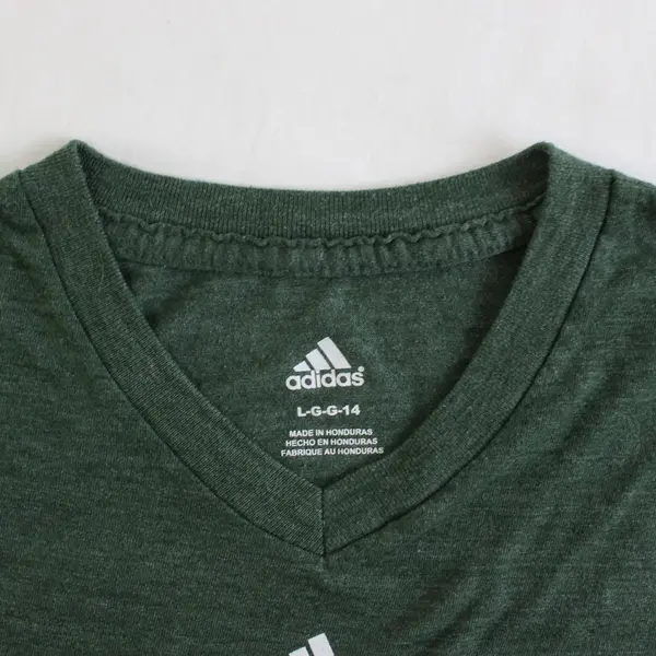 Adidas Portland Timbers Green V-Neck T-Shirt Women's Size Large