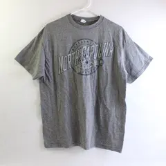 Delta Pro Weight  Gray North Carolina Short-Sleeved T-Shirt Adult Large