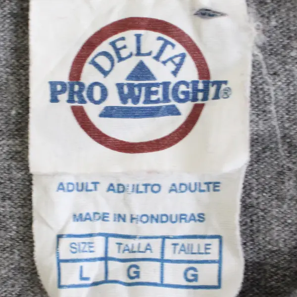 Delta Pro Weight  Gray North Carolina Short-Sleeved T-Shirt Adult Large