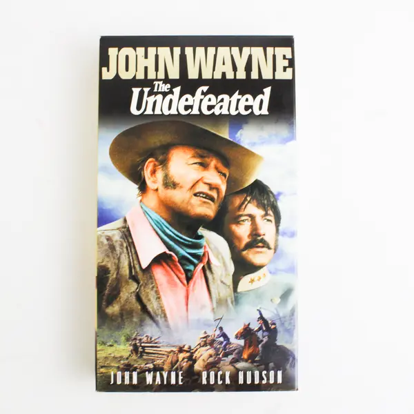 Vintage 1969 Film VHS The Undefeated John Wayne Rock Hudson Good Condition