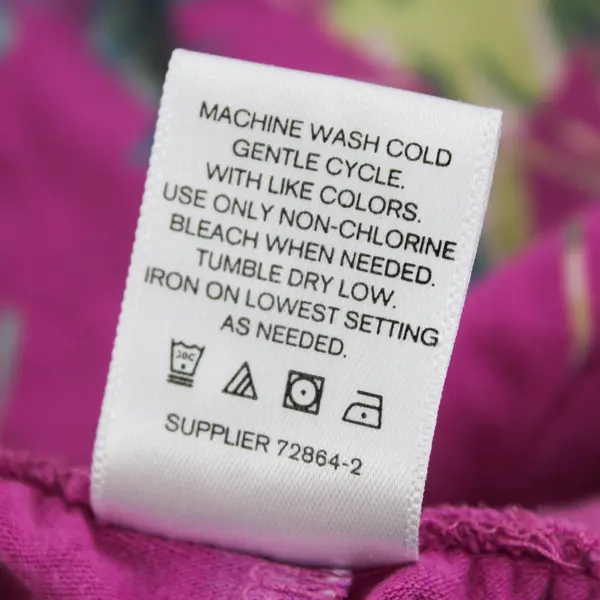 Liz Claiborne Purple and Green Floral Print Pajama Capris Women's Small