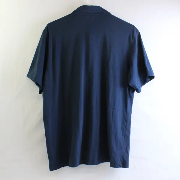Columbia Navy Blue Short-Sleeved Polo Shirt Men's Large