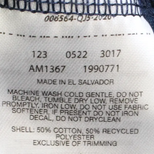 Columbia Navy Blue Short-Sleeved Polo Shirt Men's Large