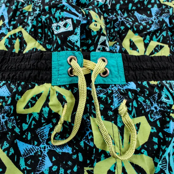 Green and Blue Patterned Swim Trunks Men's Size 36