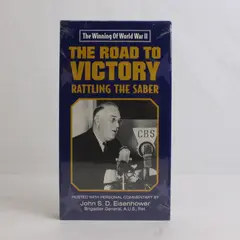 Vintage VHS Tape The Road To Victory Rattling The Saber WWII 1995 New Sealed
