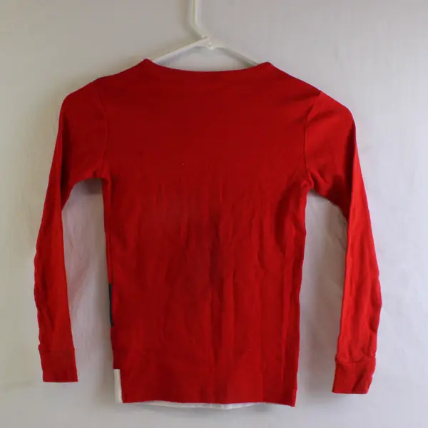 Wondershop Santa Suit Red Long-Sleeved Pajama Top Kids' Size 10
