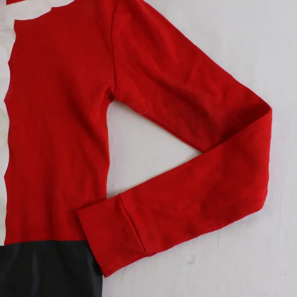 Wondershop Santa Suit Red Long-Sleeved Pajama Top Kids' Size 10