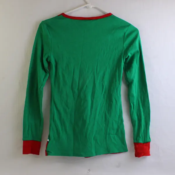 Wondershop Christmas Elf Long-Sleeved Pajama Top Women's XS