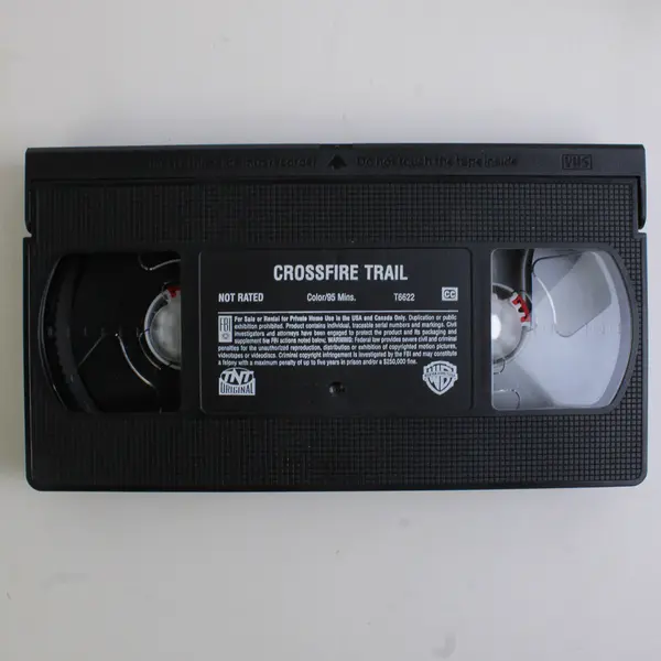 VHS Tape Louis L'Amour's Crossfire Trail Tom Selleck 2001 Warner Home Video Good