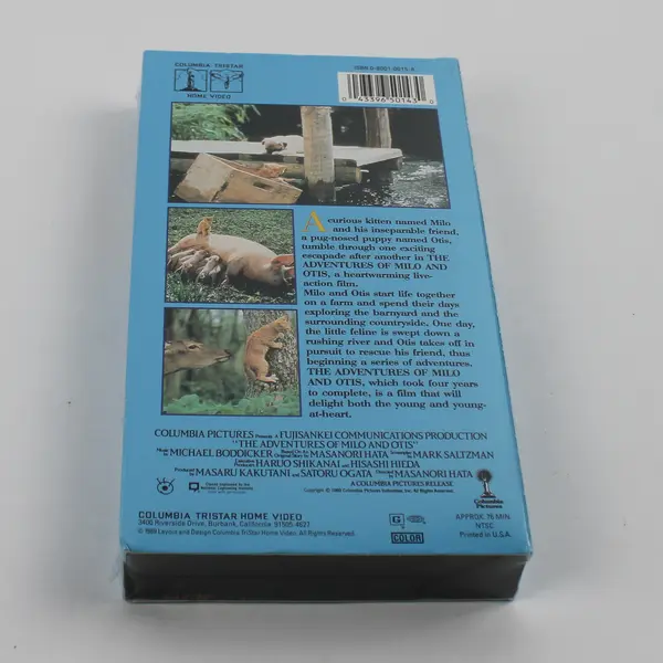 Vintage Film on VHS The Adventures of Milo and Otis 1989 New Sealed