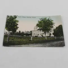 Pacific College Newberg Oregon Colorized Litho Postcard Circa 1910