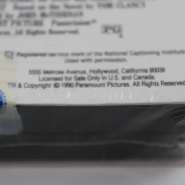 Vintage Film The Hunt for Red October 1989 Sean Connery Alec Baldwin New Sealed